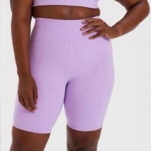 Girlfriend Collective Lilac High-Rise Bike Short